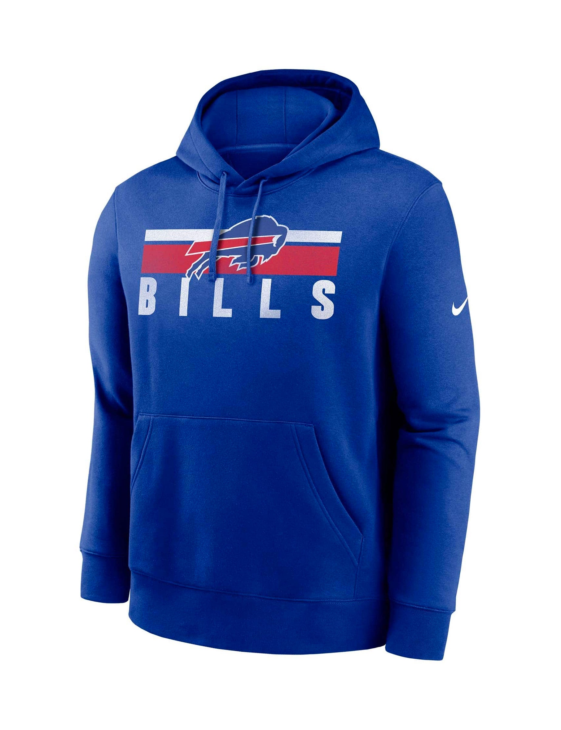 Buffalo Bills Nike NFL Team Stripes Hoodie Jumper - Blue