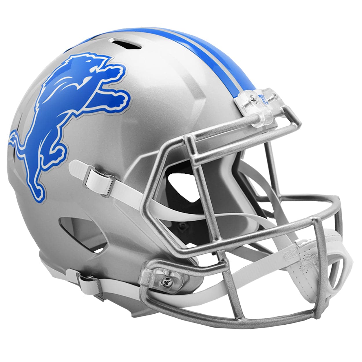 Detroit Lions Riddell NFL Full Size Speed Replica Helmet - Silver