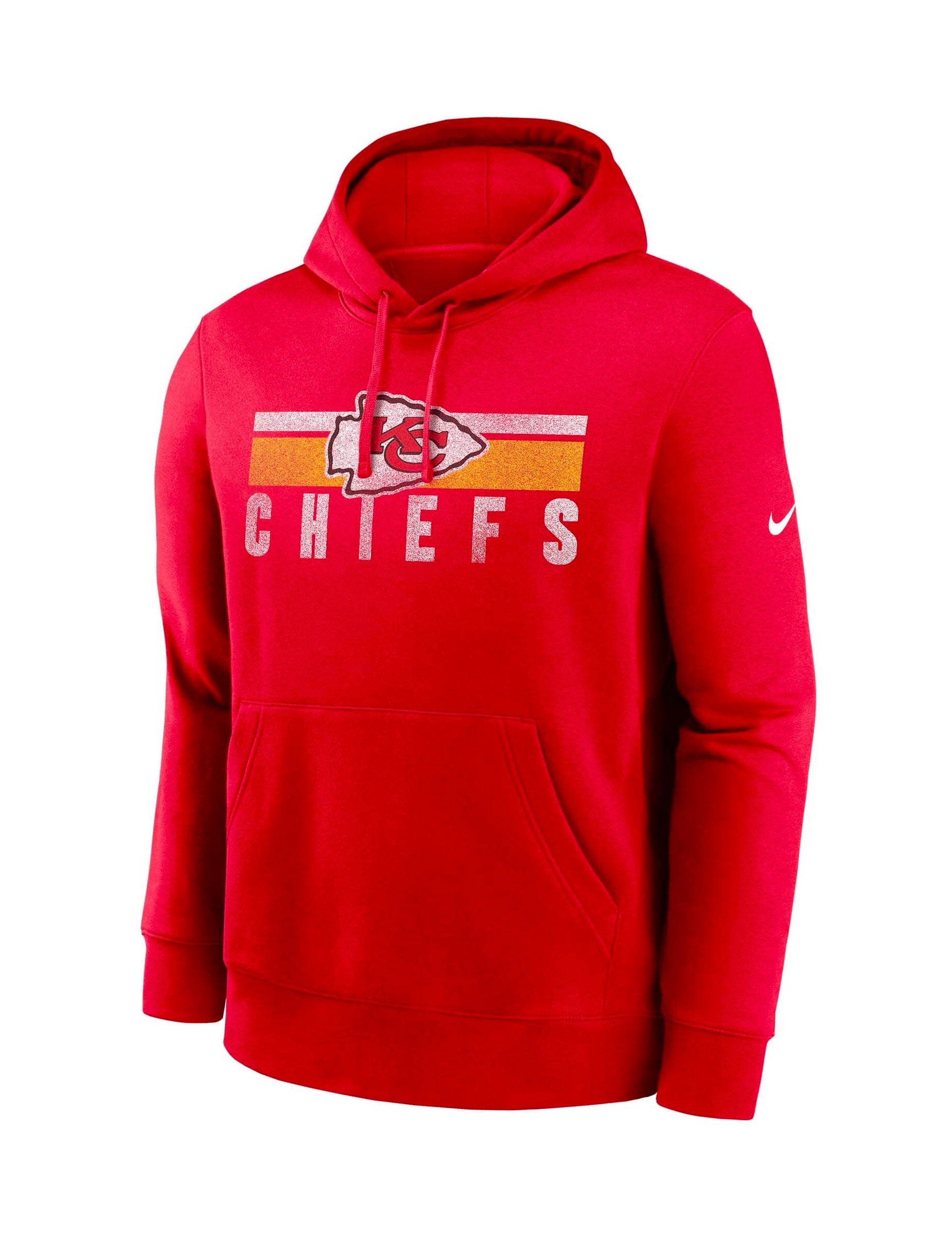 Kansas City Chiefs Nike NFL Team Stripes Hoodie Jumper - Red