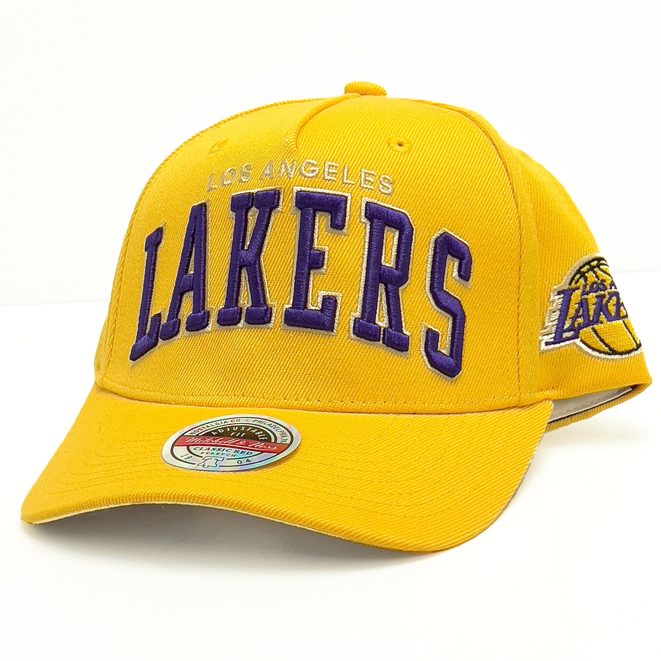Mitchell & Ness Los Angeles Lakers Red Era Adjustable Snapback Hat Cap