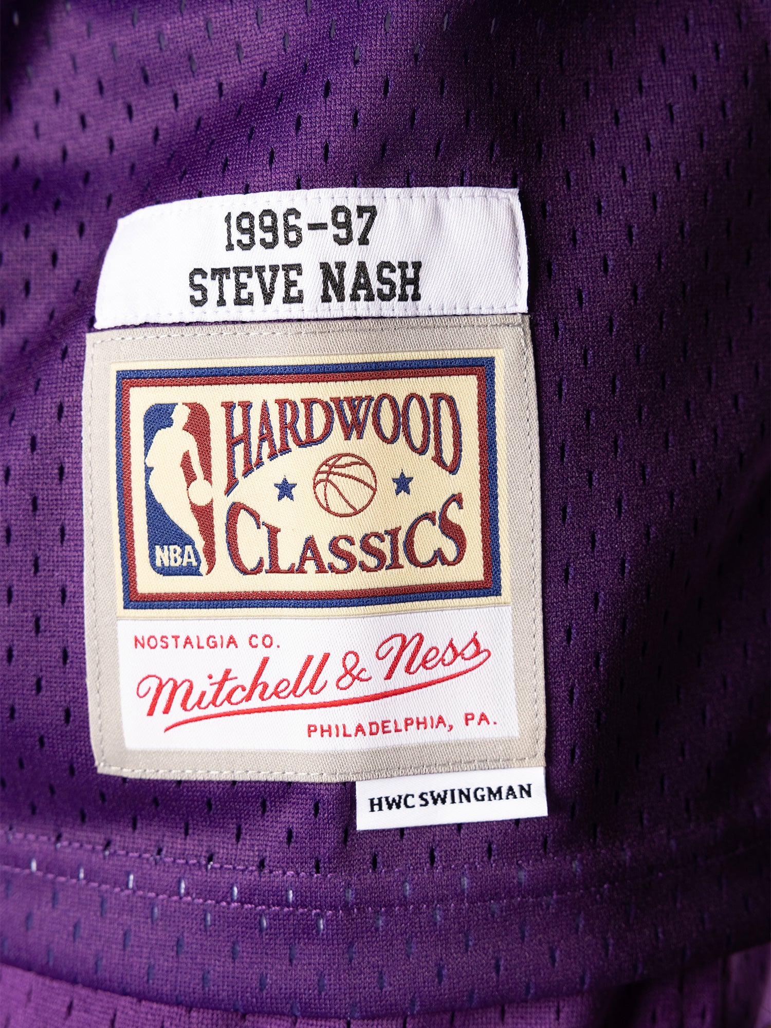 Steve Nash Phoenix Suns 96-97 HWC Swingman Jersey - Black - Throwback