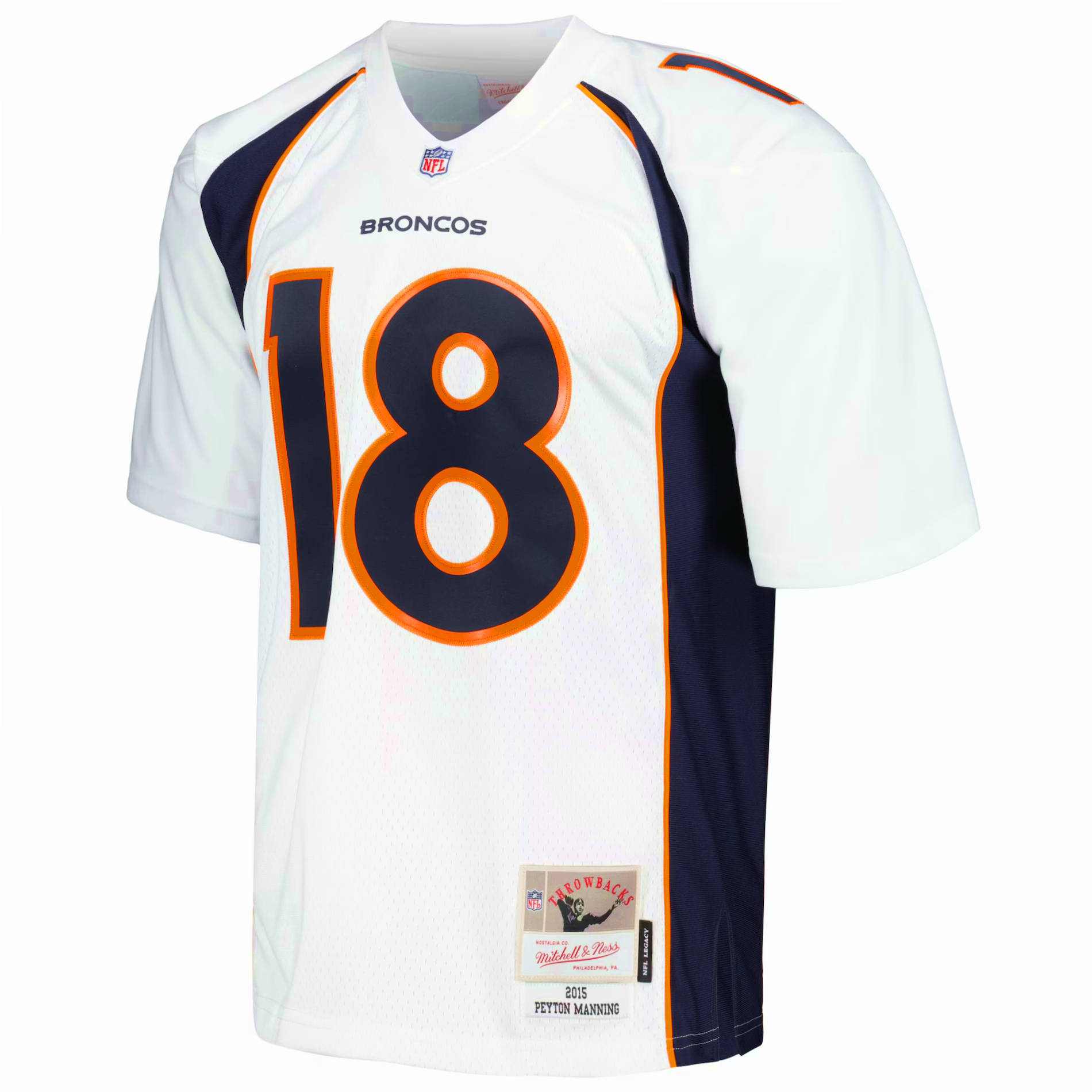 Peyton Manning Manning Denver Broncos Mitchell & Ness NFL 15 Legacy Jersey - White