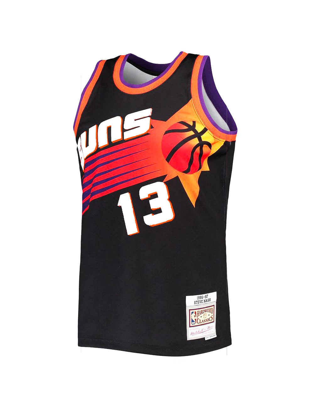 Mens Mitchell & Ness NBA Striped Swingman Jersey 1996 Phoenix Suns Steve  Nash