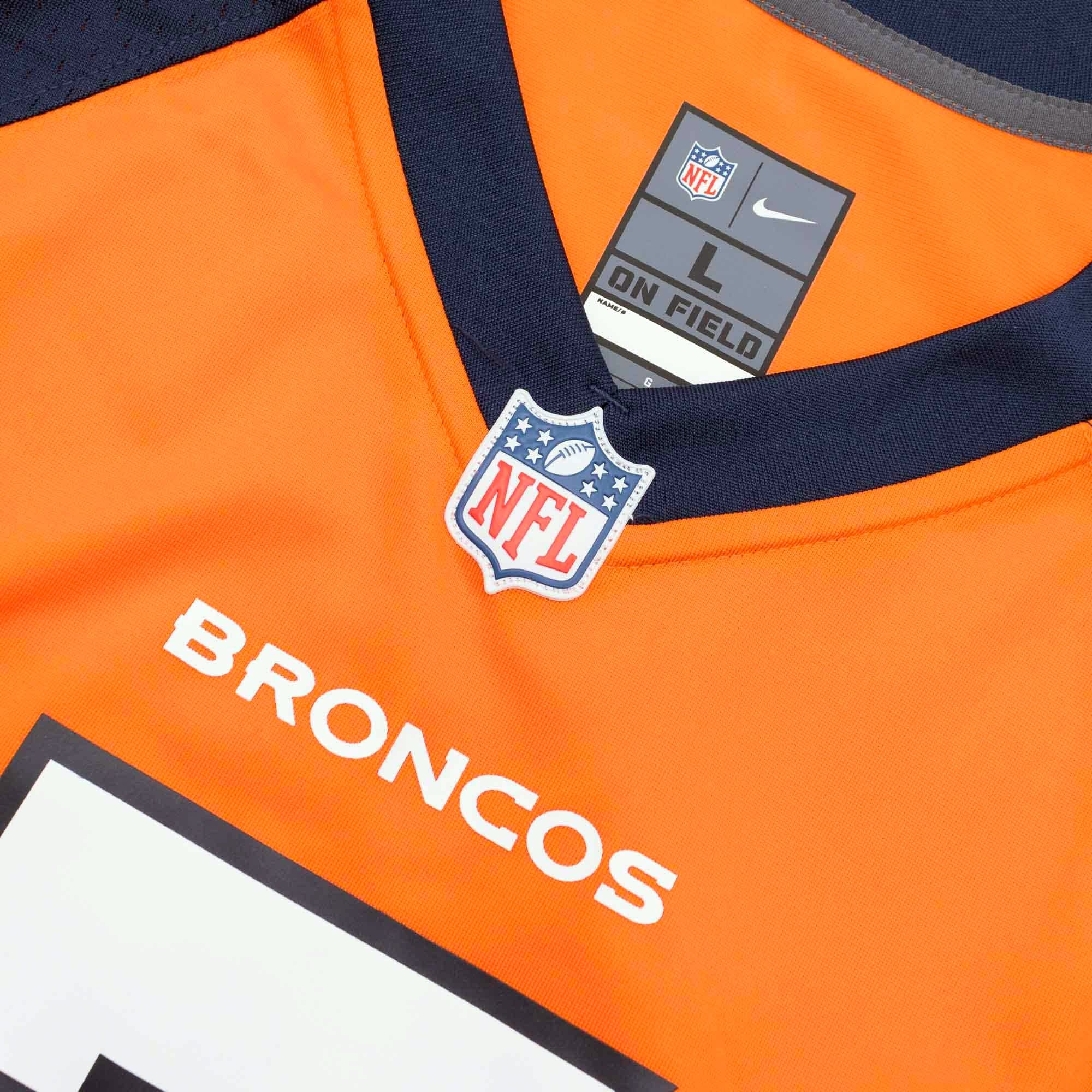  Nike Russell Wilson Denver Broncos NFL Men's Orange