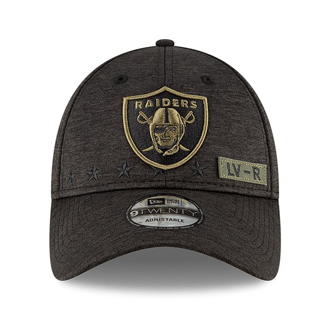 Las Vegas Raiders New Era NFL 2020 Salute To Service 9TWENTY Curve Hat