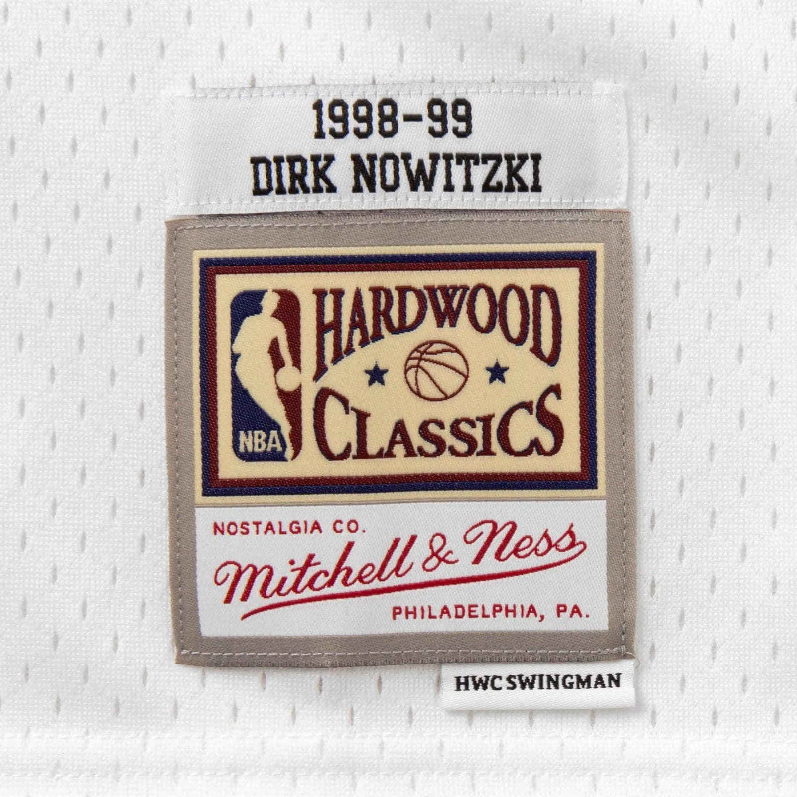 Dirk Nowitzki Dallas Mavericks Mitchell & Ness 1998-99 Hardwood
