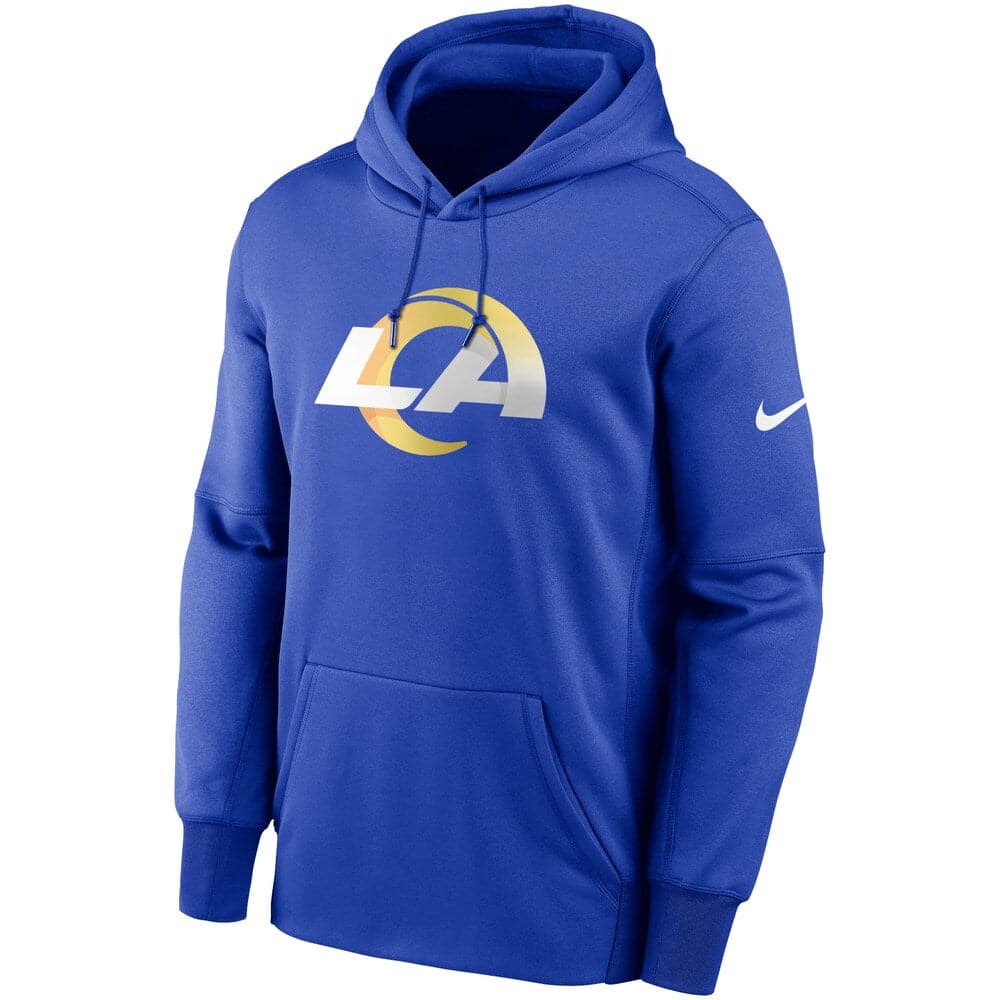 Los Angeles Rams Nike NFL Prime Logo Therma Hoodie Jumper - Blue