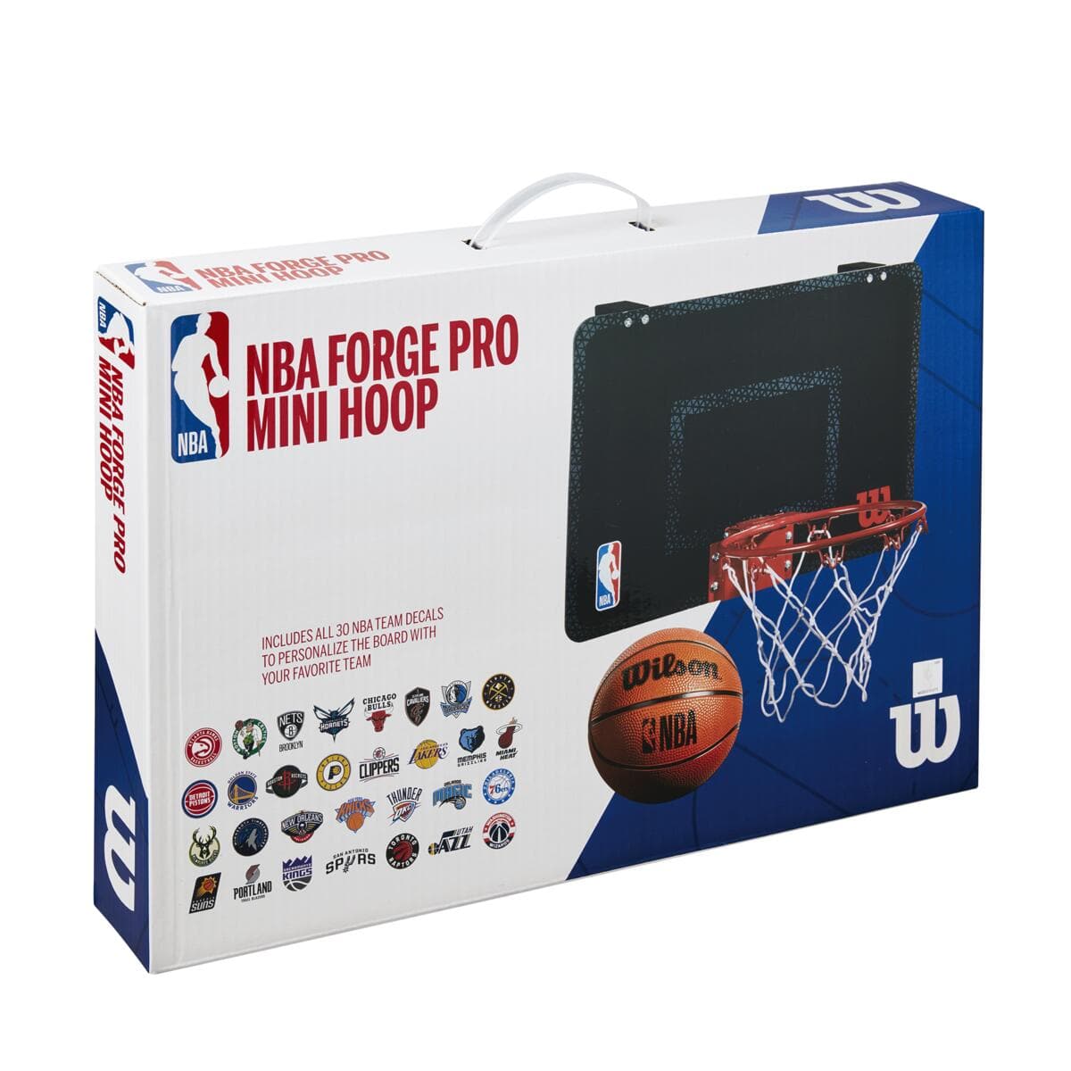 Wilson NBA Forge Mini Basketball Backboard Hoop Set w/Stickers