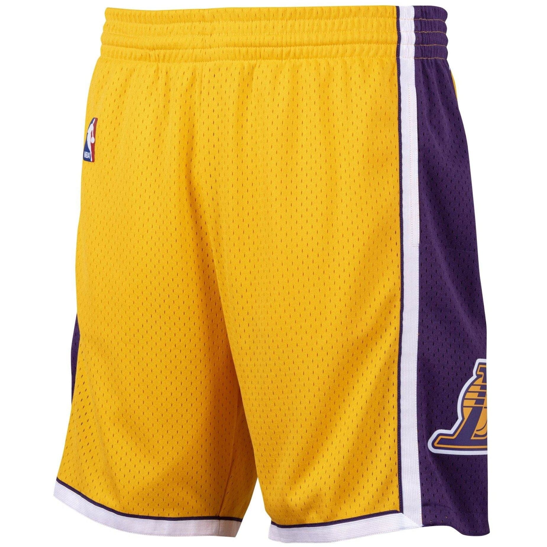 Los Angeles Lakers Black MVP Throwback Shorts - Basketball Shorts