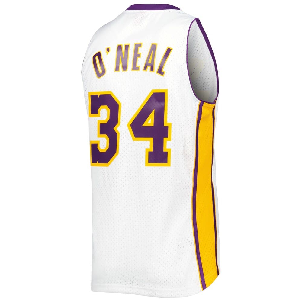 Shaquille O'Neal Los Angeles Lakers 02-03 Road Mitchell  Ness NBA Swi US  Sports Down Under