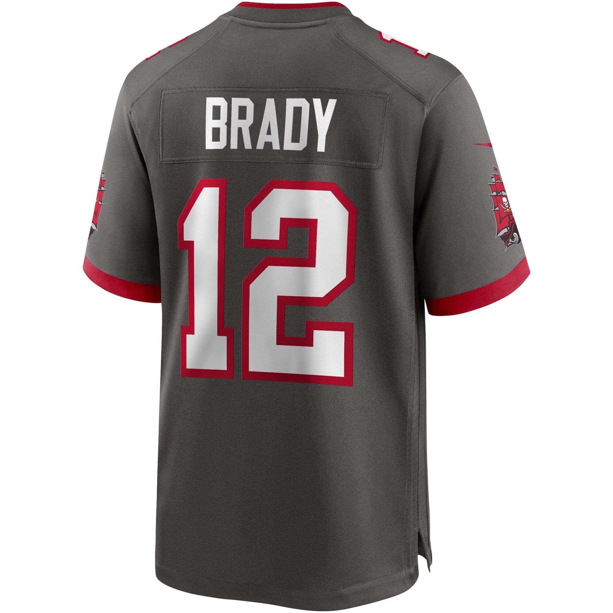 Tom Brady Tampa Bay Buccaneers Nike NFL Game Jersey - Pewter