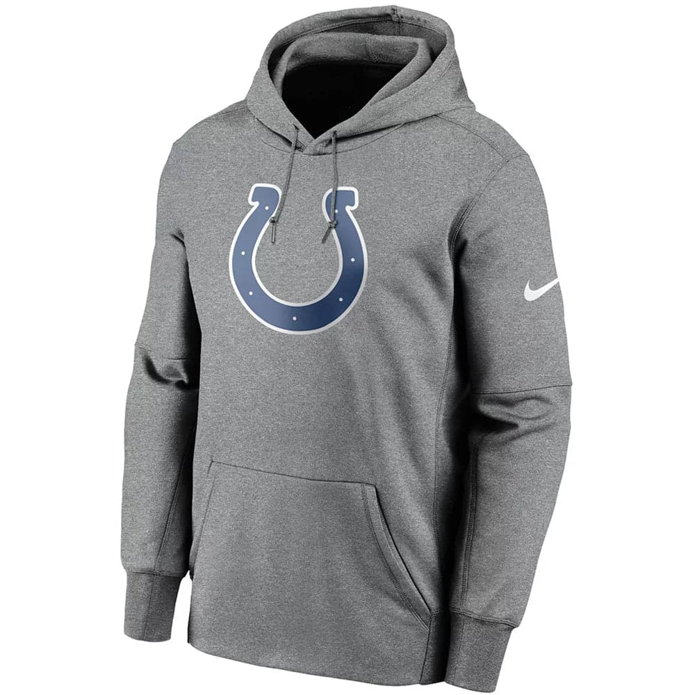 Indianapolis Colts Nike NFL Prime Logo Therma Hoodie Jumper - Anthracite