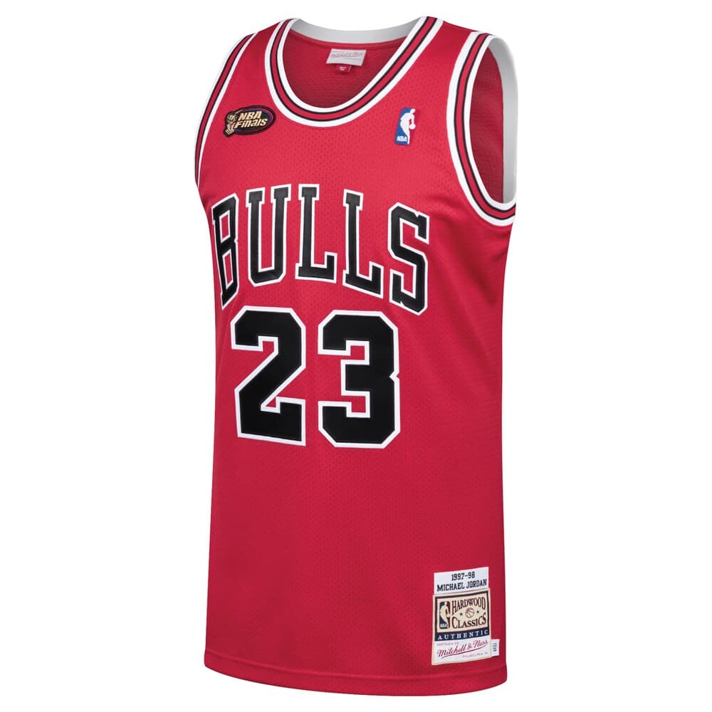 Authentic Michael Jordan Chicago Bulls Road Finals 1997-98 Jersey Mitchell  & Ness Nostalgia Co.