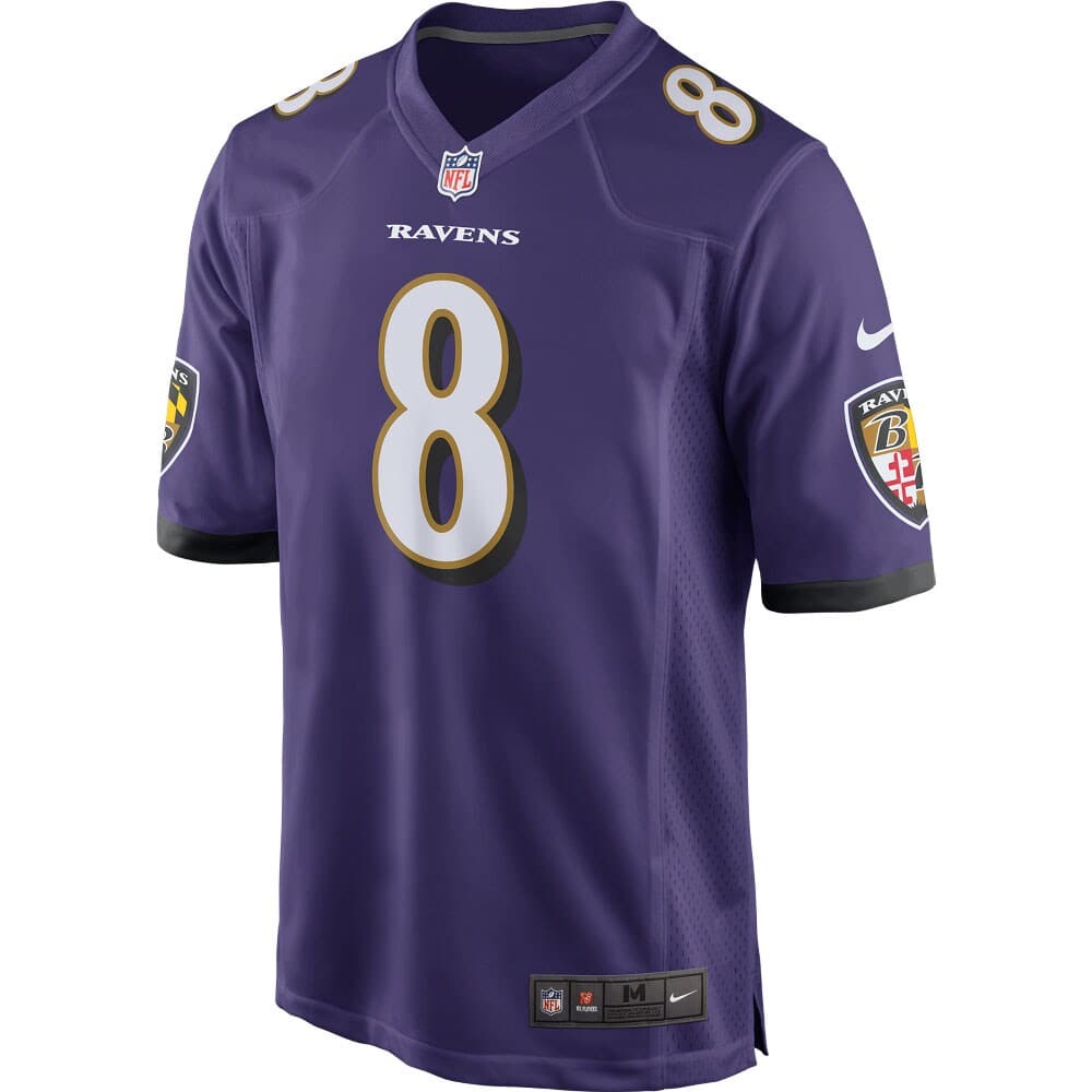 Lamar Jackson Baltimore Ravens Nike NFL Game Jersey - Purple