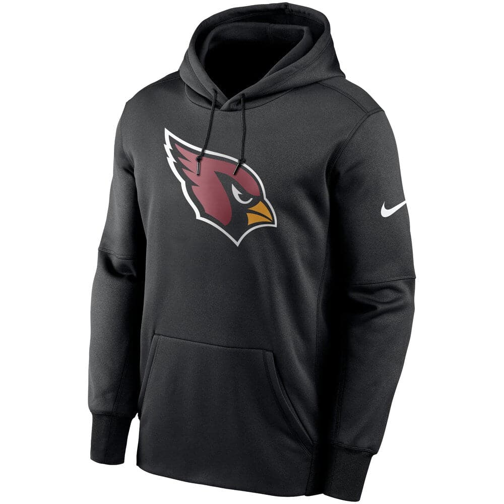 Arizona Cardinals Nike NFL Prime Logo Therma Hoodie Jumper - Black